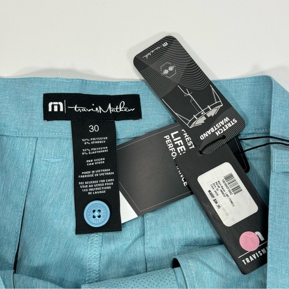 NWT New Travis Mathew Men's Lake Powell Size 30 Stretch Golf Shorts Comfy - Picture 5 of 5